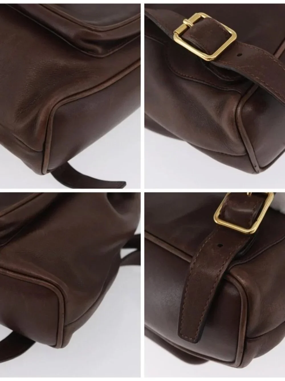 GUCCI Bamboo Backpack Leather Brown Gold 003 2058 0030 Auth BA11134 - Picture 16 of 16